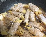 筍、豚肉ロースの肉巻き作り方5写真
