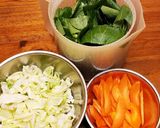 一人暮らしの野菜のお浸し　野菜袋を作ろう作り方2写真