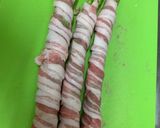 カンタンおつまみ☆極太アスパラの肉巻き作り方1写真
