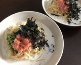 我が家の簡単明太子パスタ作り方5写真