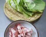 春満載☆春キャベツの春巻き作り方1写真