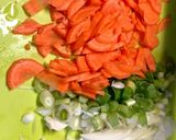野菜ショウガ肉丼♡温玉付き♡作り方1写真