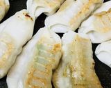 レトルト餃子のキムチソース焼き作り方1写真