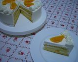 国産オレンジで☆デコレーションケーキ作り方15写真
