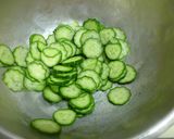 きゅうり・大豆と梅の酢の物♪作り方1写真