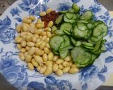 きゅうり・大豆と梅の酢の物♪作り方2写真