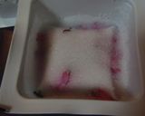 豆腐パックを使って漬ける…少しの桜塩漬け作り方1写真