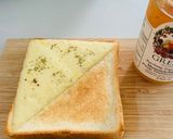 チーズ１枚でハーフ&ハーフトースト作り方5写真