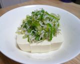 簡単ネギとしらすの冷奴(✿◡‿◡ฺ)作り方2写真
