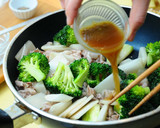ウド(独活)と豚肉の柚子こしょう炒め作り方6写真