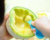 パーティーに♥豆腐白玉のメロンボール作り方4写真