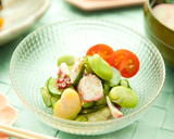 タコときゅうりとそら豆のマリネ⁂簡単副菜作り方7写真
