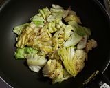 素焼きキャベツのしらす和え作り方1写真