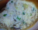 ふわふわ袋煮♪in鶏ひきニラチーズ作り方5写真