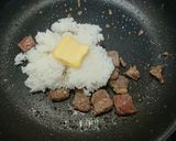 安いお肉で☆ステーキピラフ作り方5写真