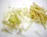 簡単！春キャベツの外葉の白だし煮作り方2写真