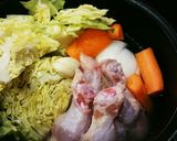 骨付き肉と野菜の食べるスープ作り方4写真