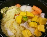 骨付き肉と野菜の食べるスープ作り方6写真