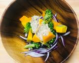 植物性★かぼちゃの豆乳マスタードサラダ作り方4写真
