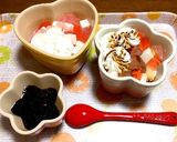 カラフル寒天のクリームあんみつ作り方10写真