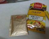 さばの味噌煮缶を竜田揚げトッピングドリア作り方3写真