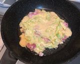 カンタンお好み焼き（豚玉）作り方3写真