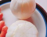 新玉ねぎの丸ごとスープ作り方2写真