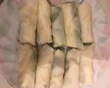 簡単 おつまみ 枝豆とチーズ春巻き作り方5写真