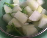 葉っぱも入れて！我が家の大根の煮物作り方1写真