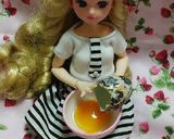 リカちゃんサイズ♡スナップエンドウ卵とじ作り方6写真
