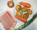 胡麻じゃが♪簡単肉じゃが作り方1写真