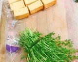 厚揚げ豆苗ツナ缶で簡単オイマヨ醤油炒め♪作り方1写真
