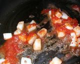 イカとトマトのパスタ作り方4写真