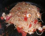 イカとトマトのパスタ作り方5写真