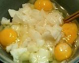 かんぴょうの卵とじ・味噌汁作り方4写真