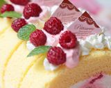 ライチ&ラズベリー♔特選ロールケーキ作り方33写真