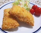 サンドイッチパンで揚げクリームパン作り方19写真