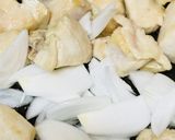 シンプル具材●鶏胸肉のあまから焼きうどん作り方2写真