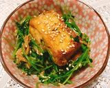 厚揚げ豆苗ツナ缶で簡単オイマヨ醤油炒め♪作り方6写真