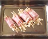 榎茸のベーコン巻き作り方1写真