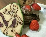 ポケモンキャラ誕生日ケーキ チョコ味作り方21写真