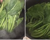 貧血予防にも♡ほうれん草の胡麻和え作り方1写真