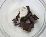 レンジで3分！チーズクリームチョコケーキ作り方1写真