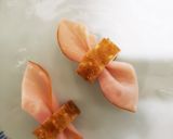 簡単！ハムとチクワでリボン♡お弁当にも作り方4写真