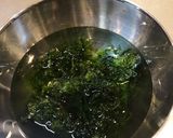 チキンとアオサの和風ペペロンチーノ作り方1写真