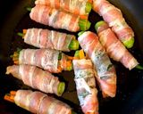 カサ増し増し!オクラと人参のシソ肉巻き作り方3写真