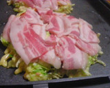 うちの関西風　お好み焼き作り方3写真
