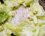 鍋ひとつ！春キャベツのとろとろスープご飯作り方1写真