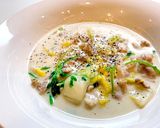 白菜と豚肉のミルクスープ作り方6写真