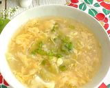 技あり♪レタスと玉子のとろふわスープ作り方5写真